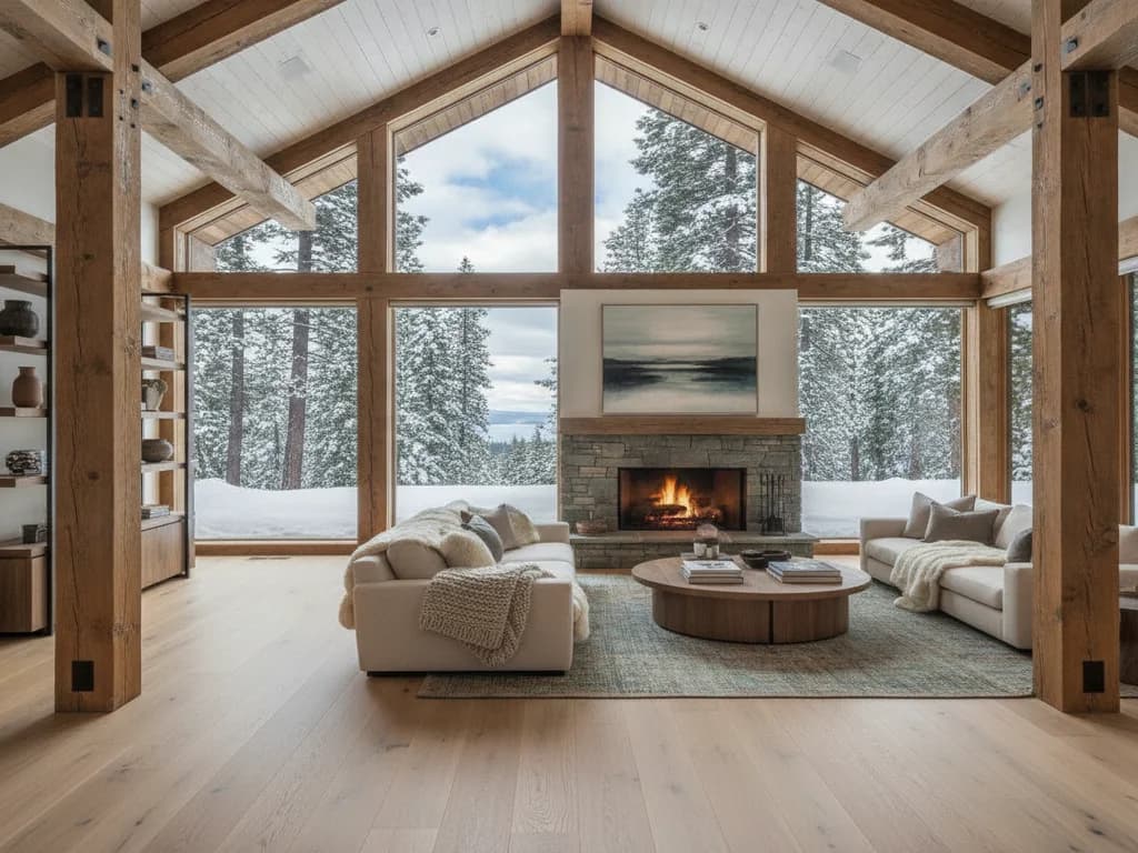 The Best Flooring for a Lake Tahoe Cabin