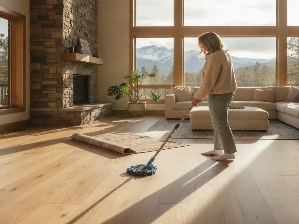 Caring for Wood Floors in a Vacation Home