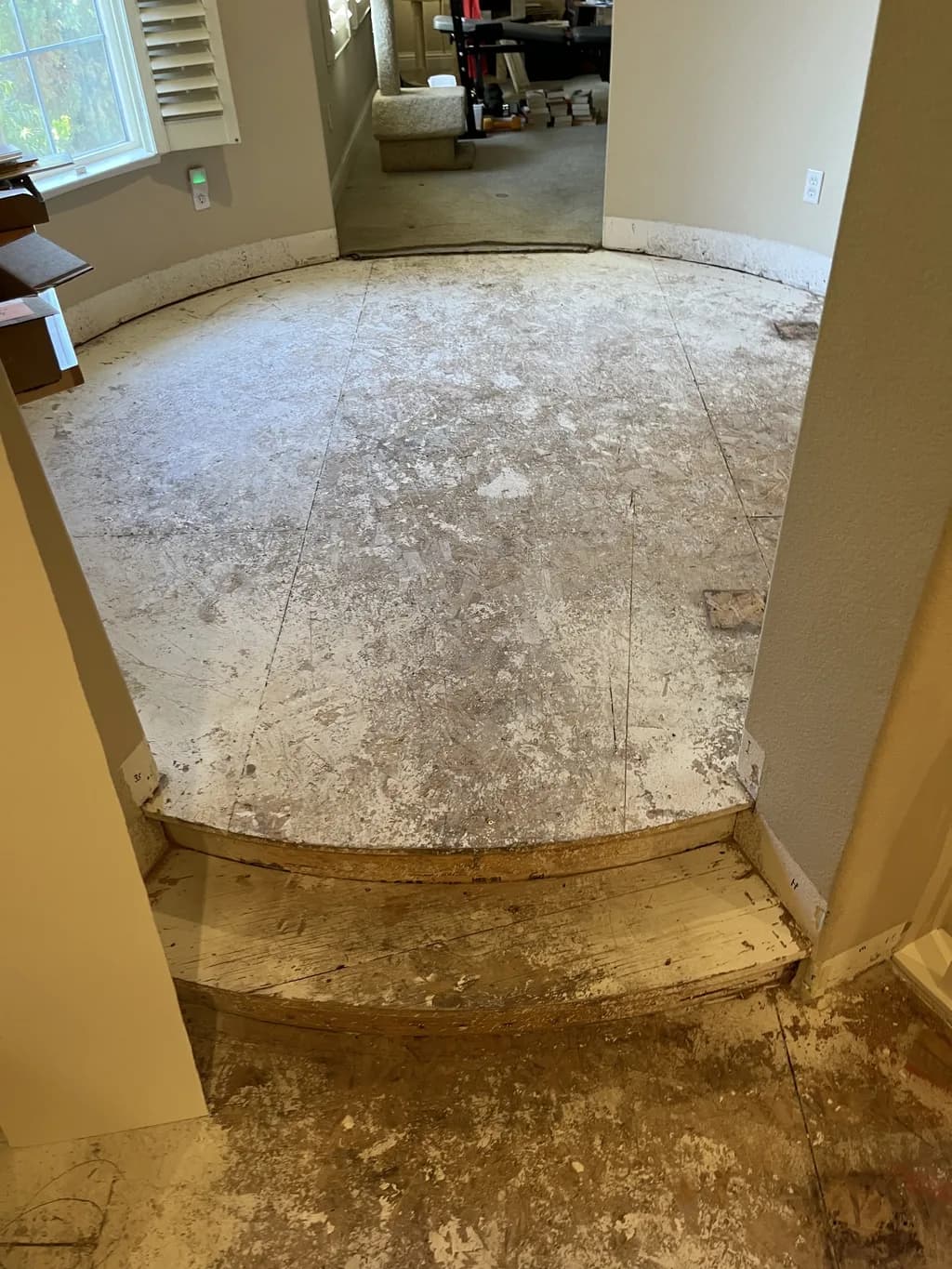 Hardwood — Curved Staircase Installation