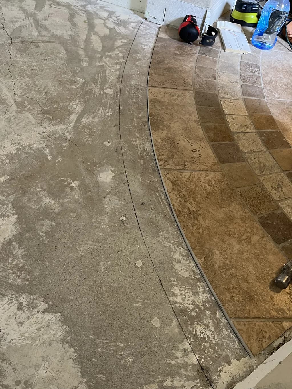 Hardwood — Curved Staircase Installation
