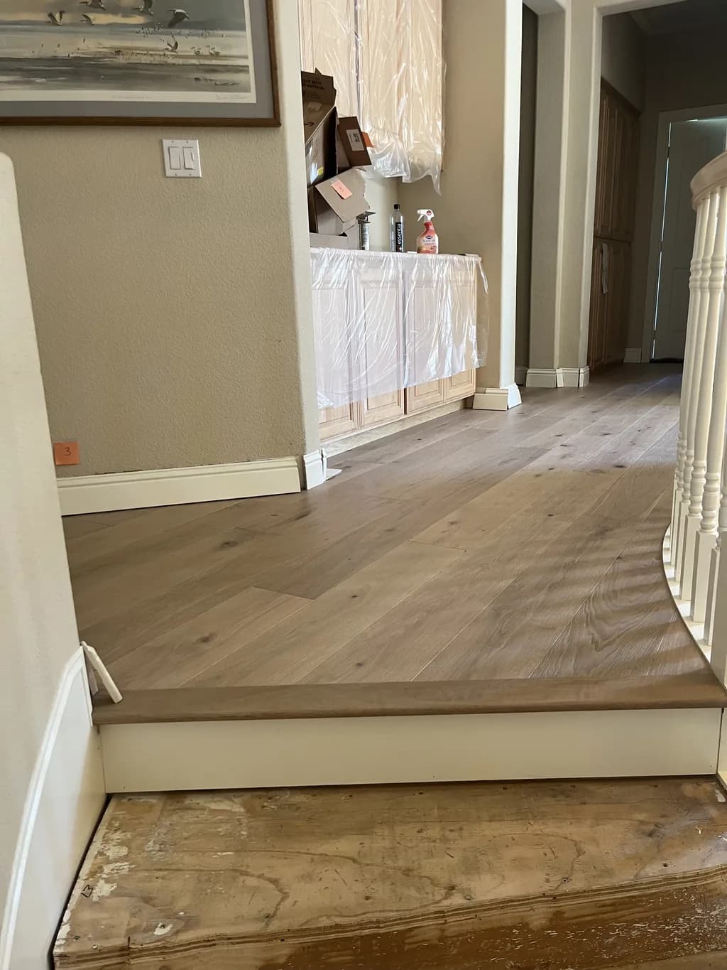 Hardwood — Entry & Stair Landing