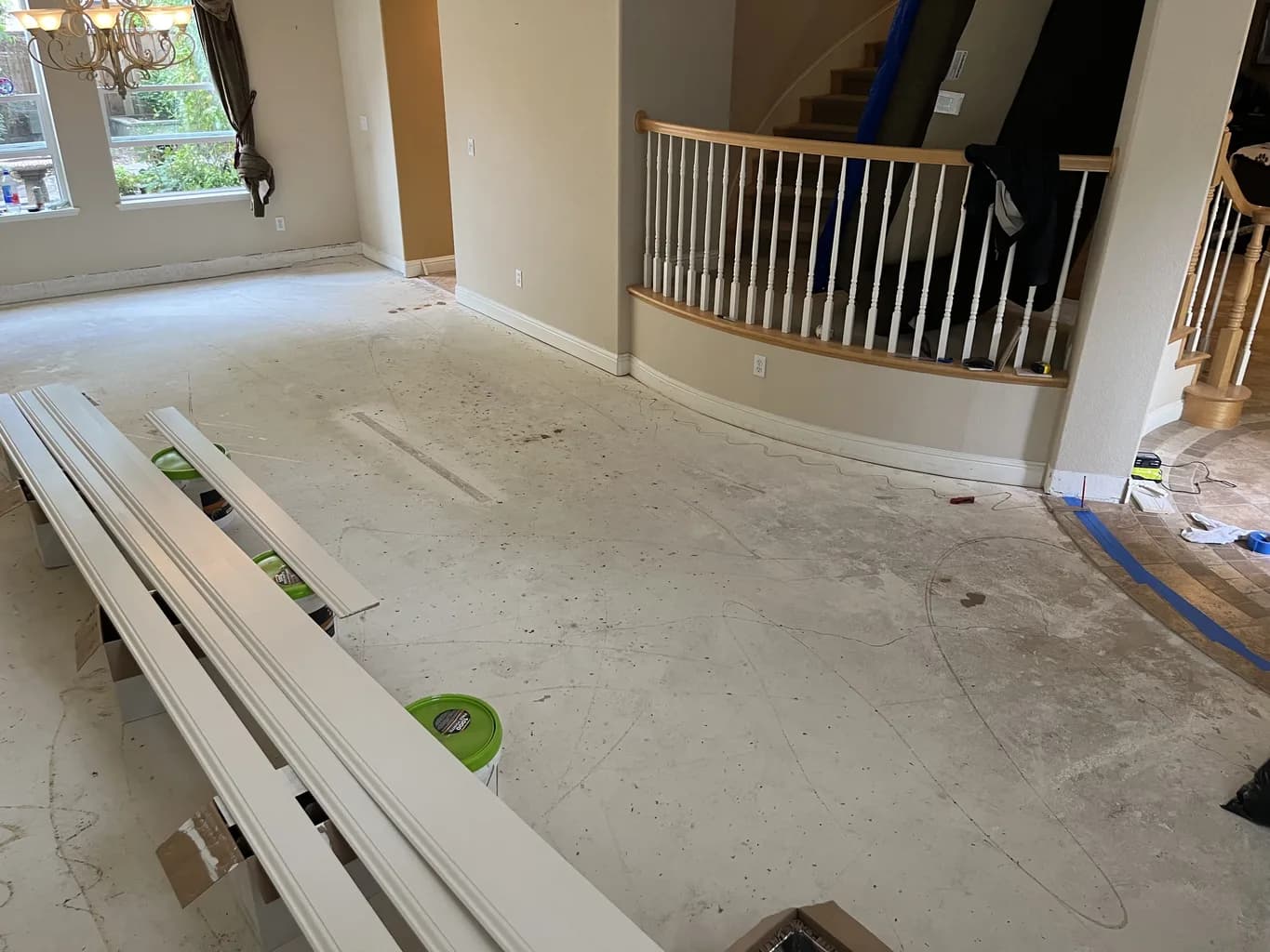 Hardwood — Great Room Installation