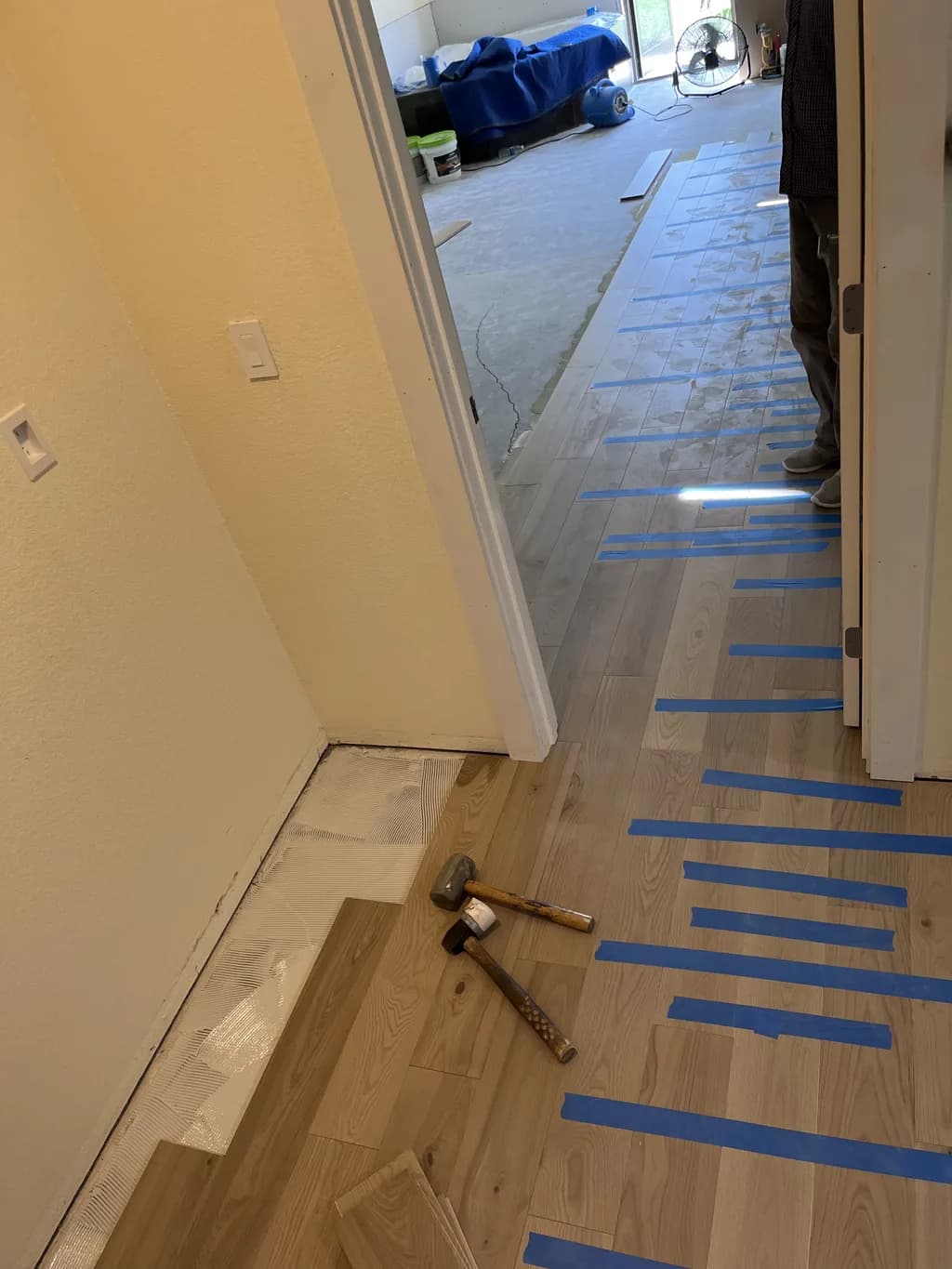 Hardwood — Hallway Installation