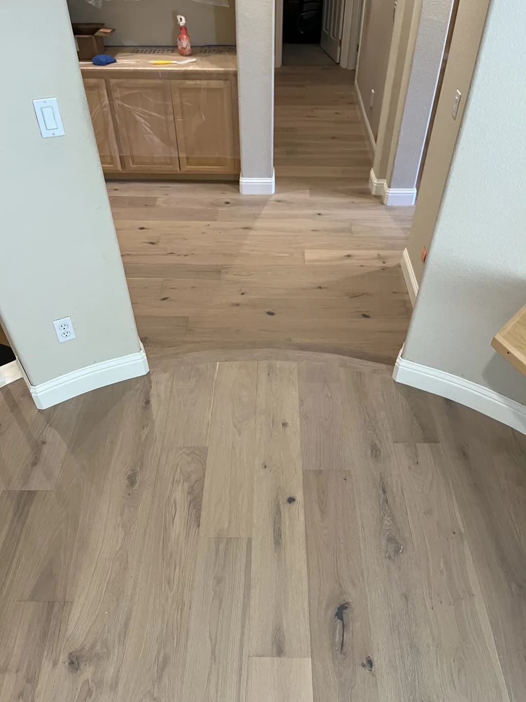 Hardwood — Installation in Progress