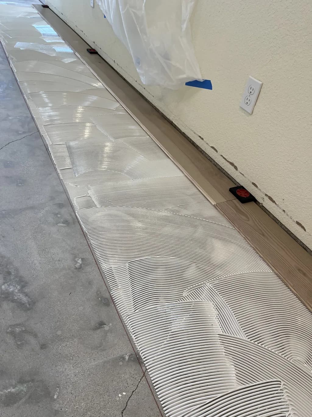 Hardwood — Installation in Progress