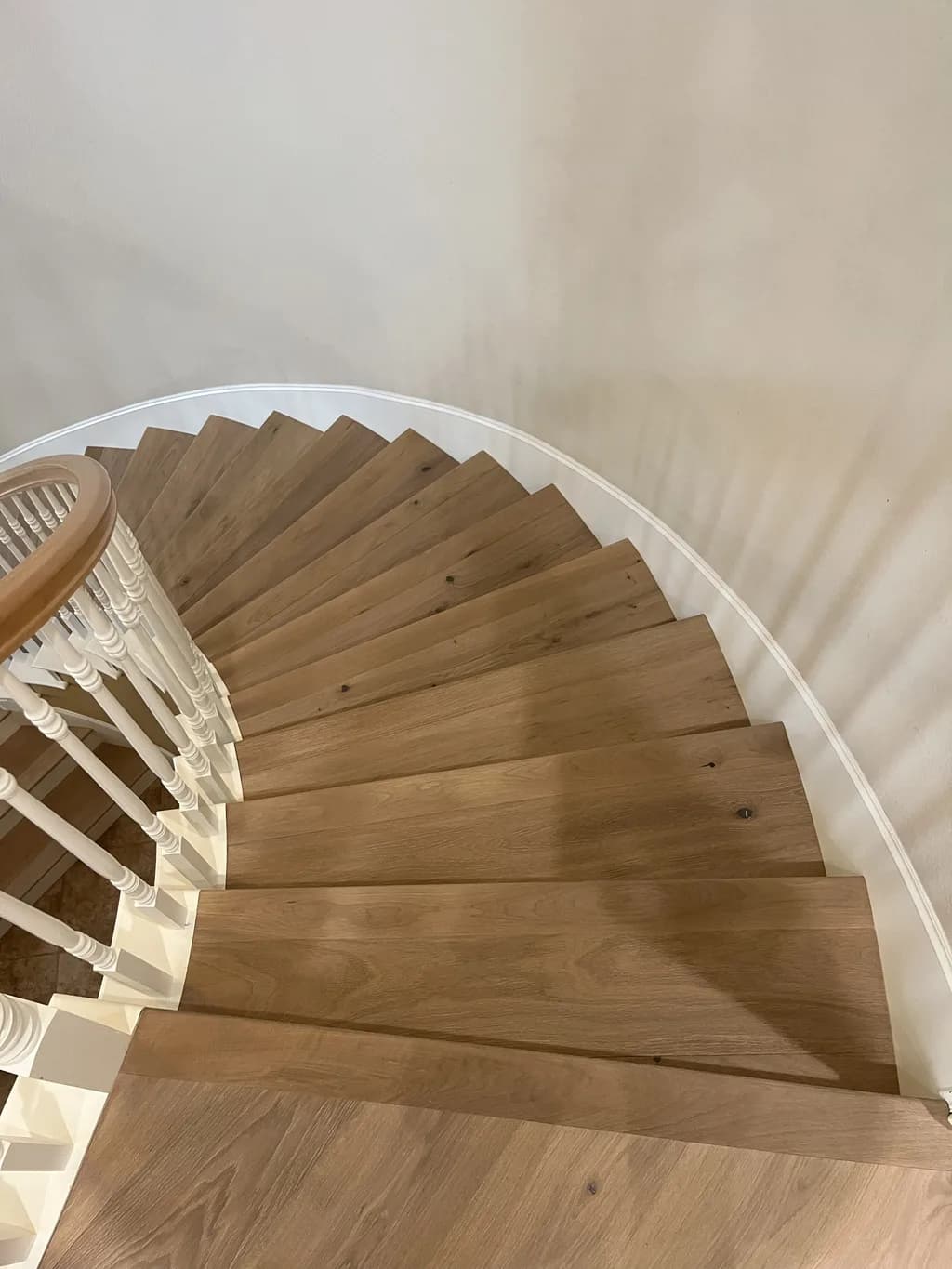 Hardwood — Spiral Staircase