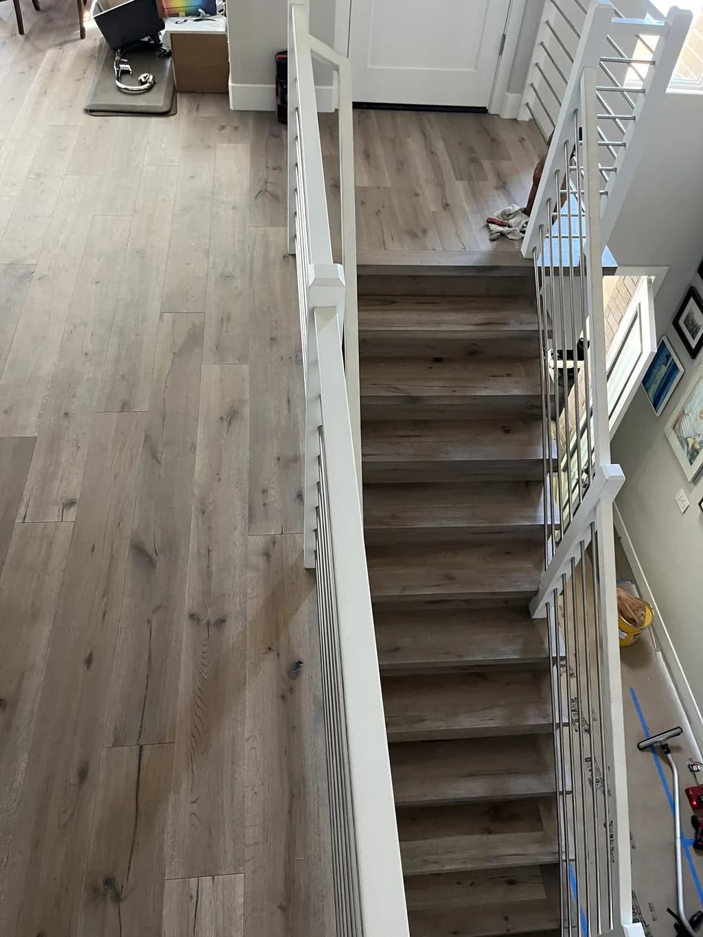 Hardwood — Stair Landing