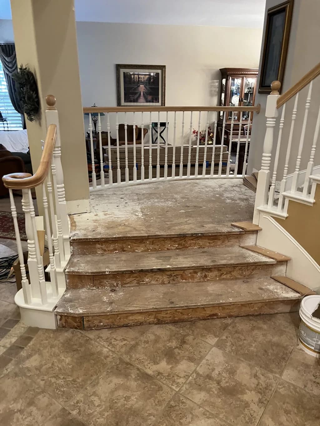 Hardwood — Staircase Installation