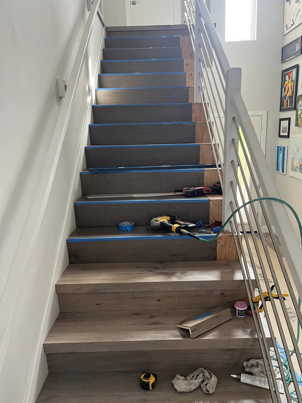 Hardwood — Staircase Installation